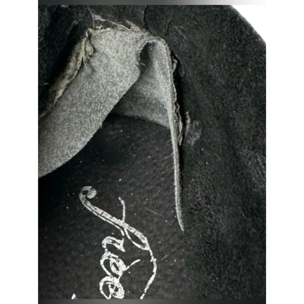 Free People Black Suede Leather Boho Chukka Sneaker Booties Women’s Size 39